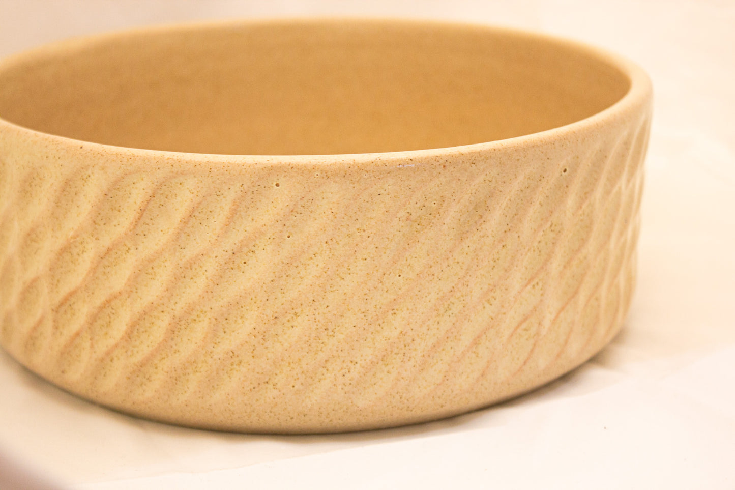 Feathered Flat Cream Bowl (Small)