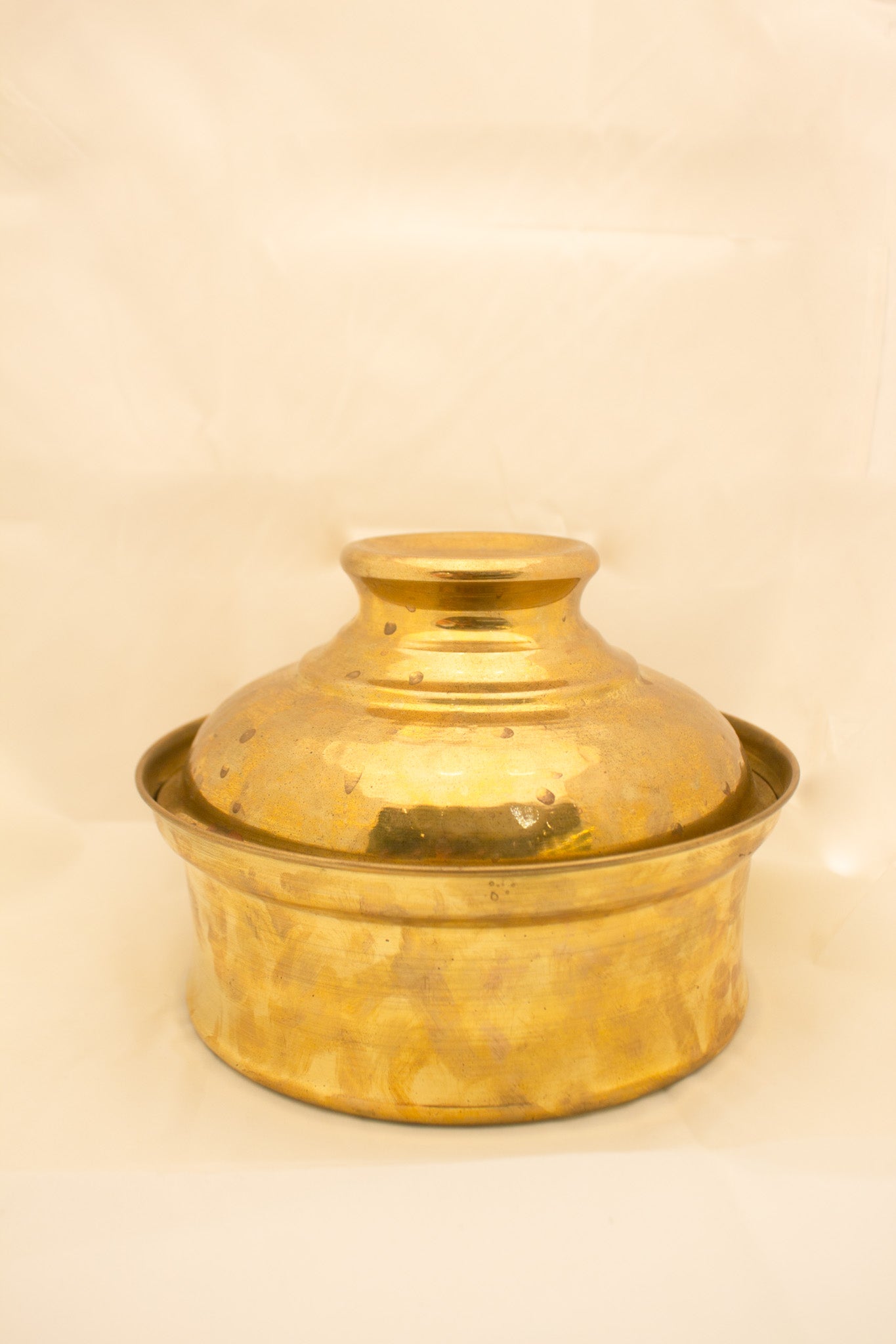 Gold Pot With Lid (L)