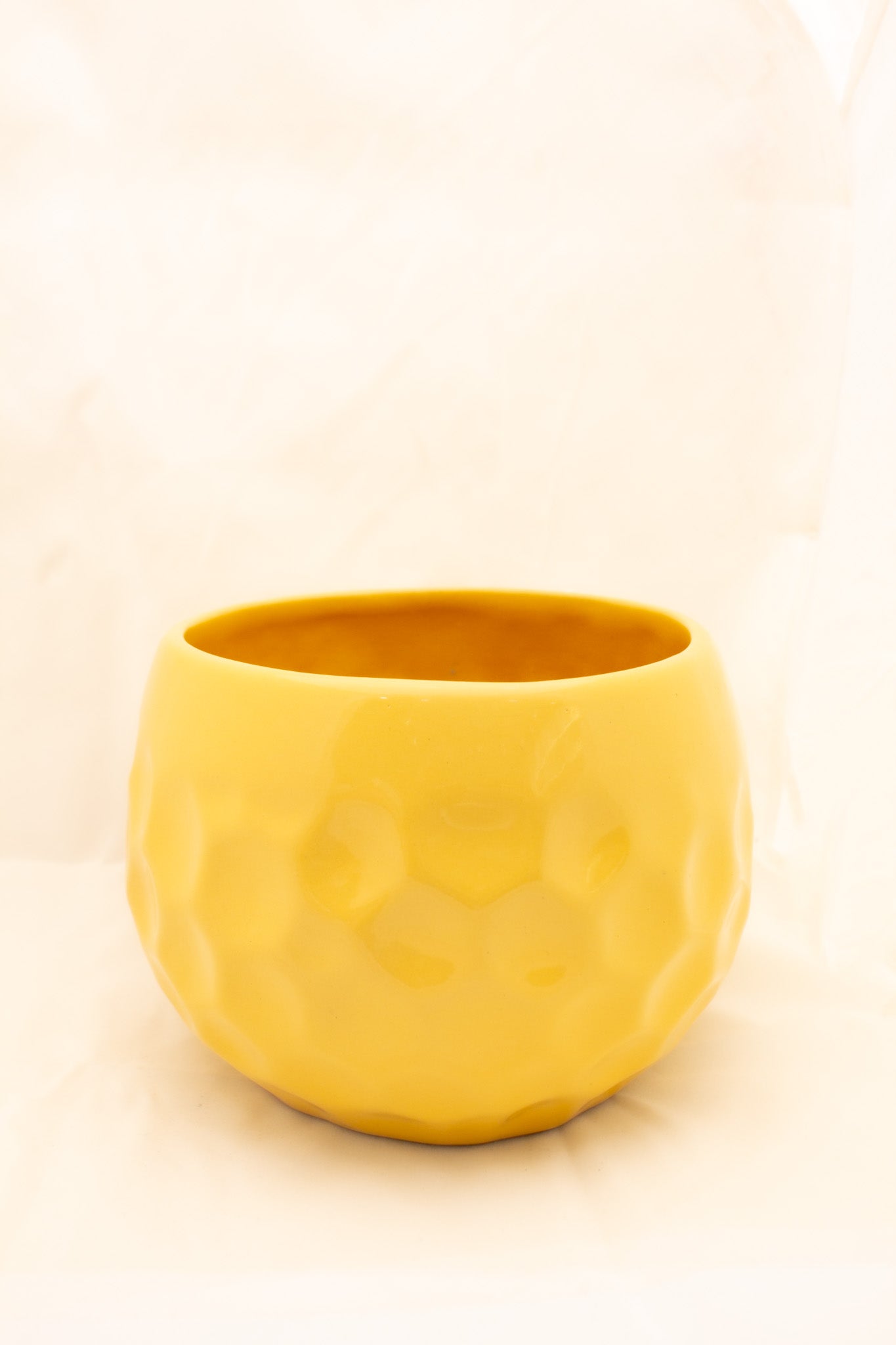 Honeycomb Yellow Bowl