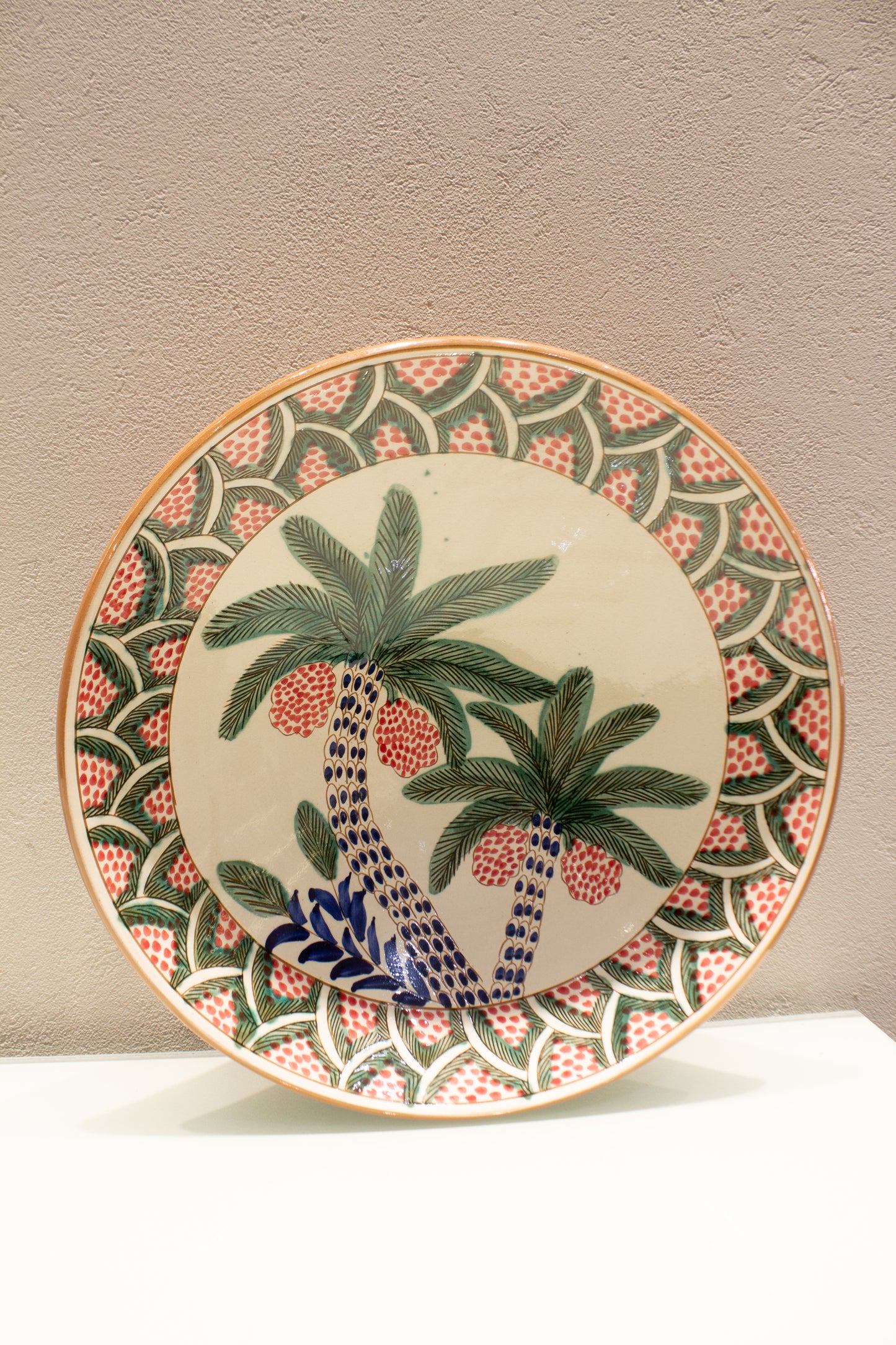 Tunis Palm Tree Plate L