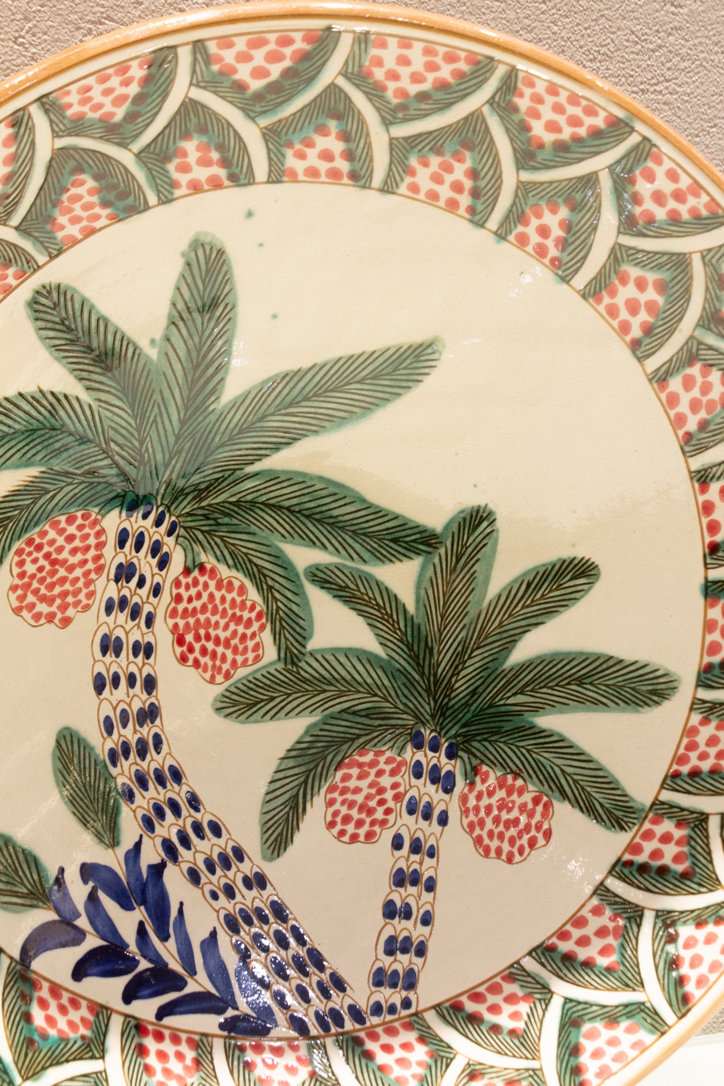 Tunis Palm Tree Plate L