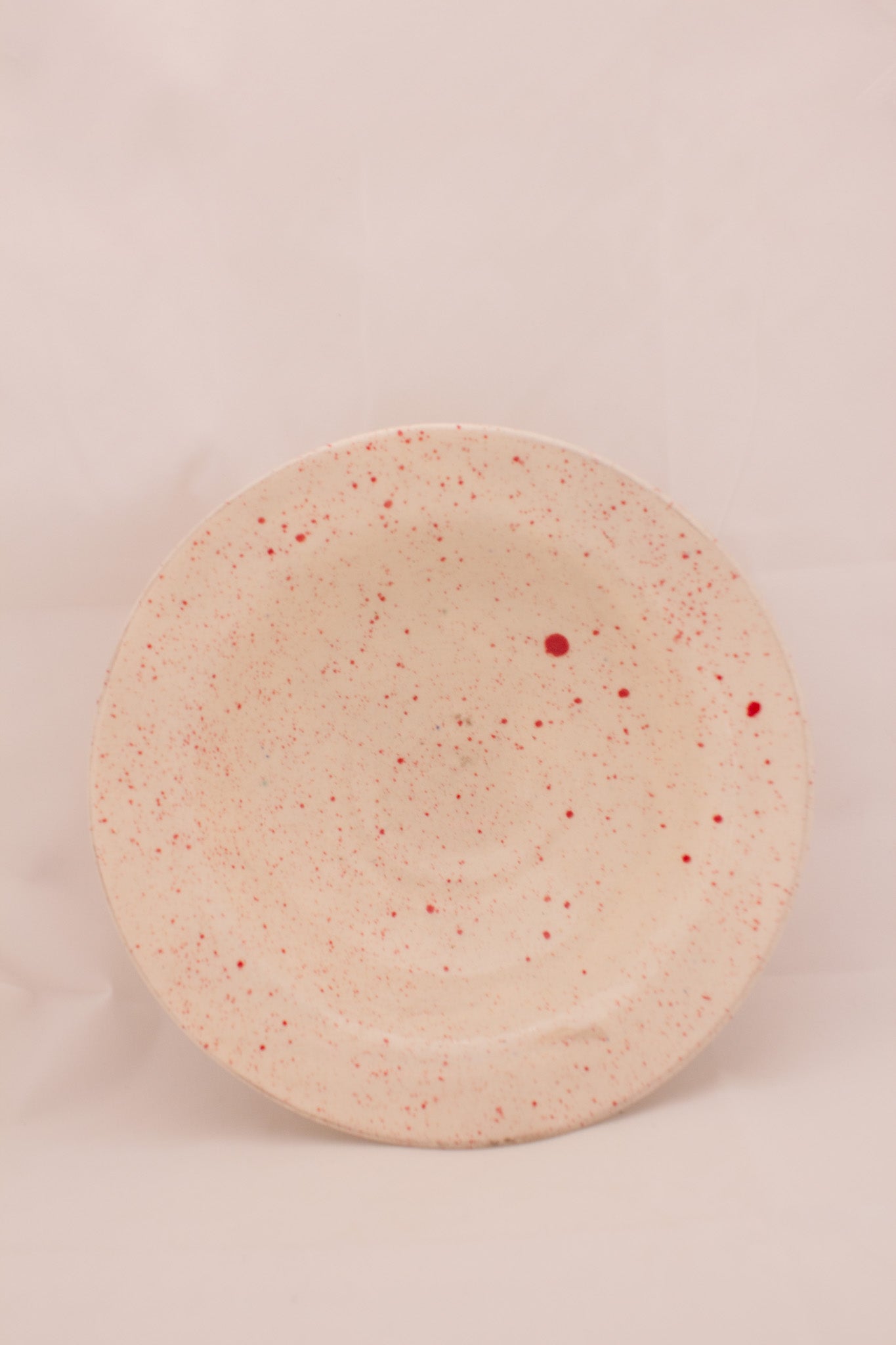 Dotted Red Plate M