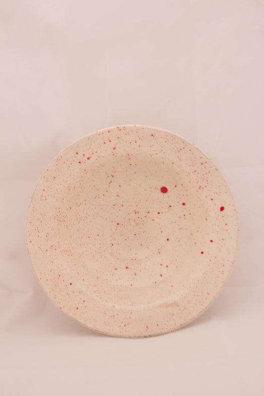 Dotted Red Plate M