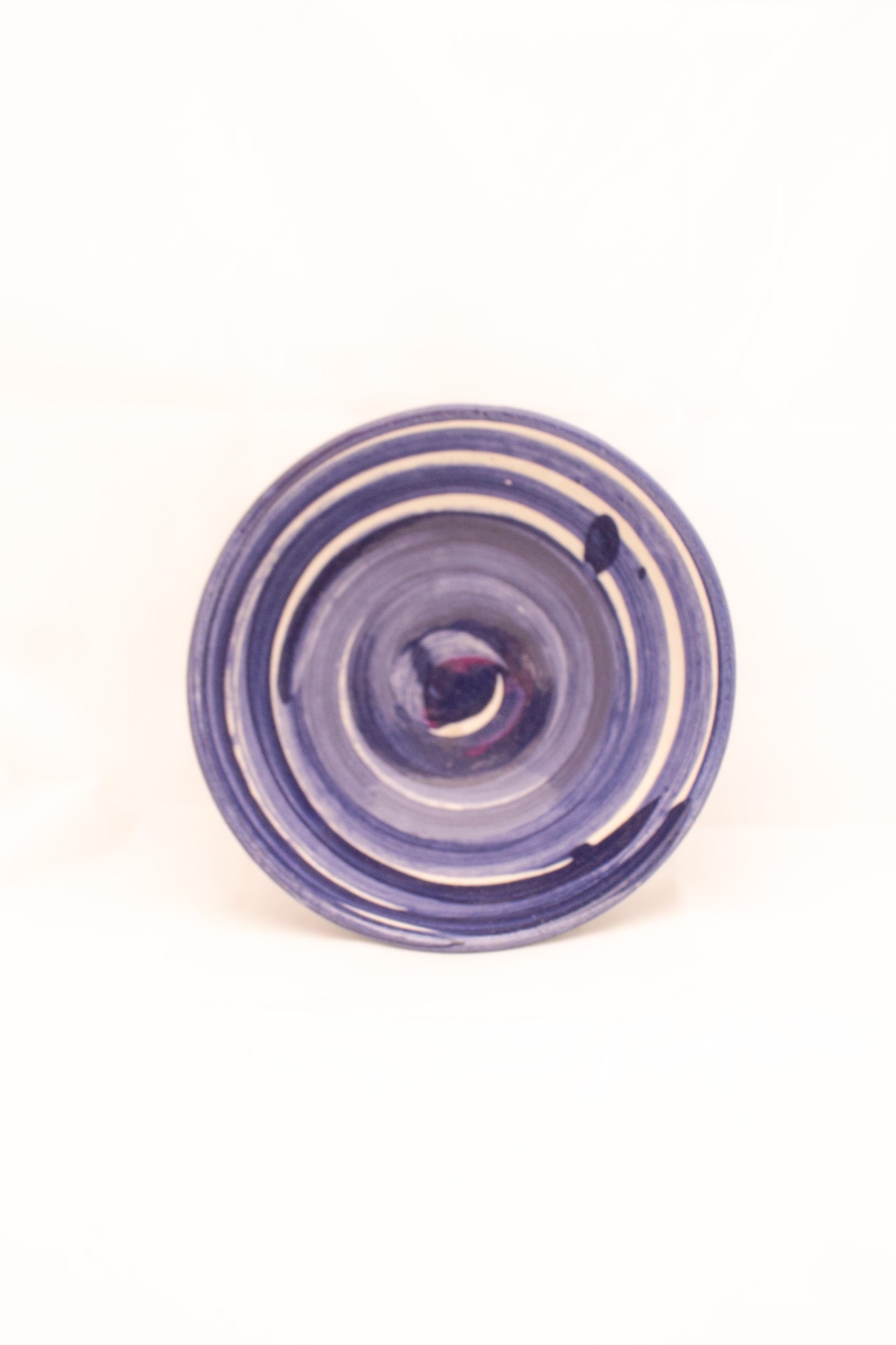 Blue Spiral Bowl