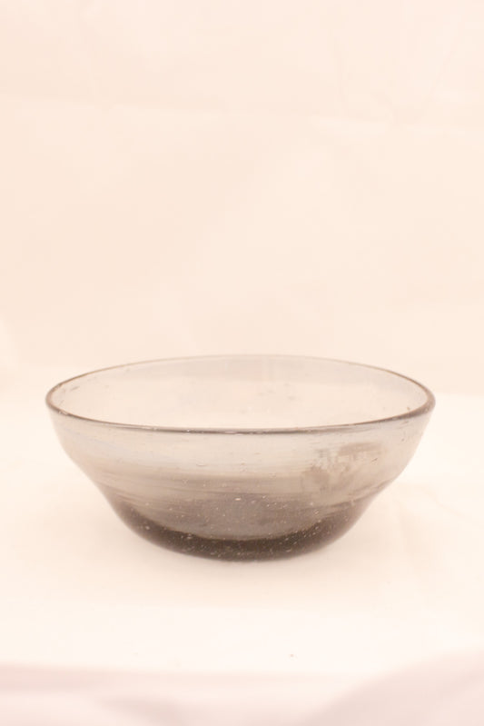 Grey Glass Bowl