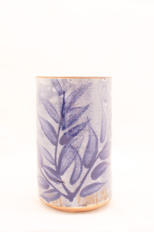 Blue-Leafed Vase