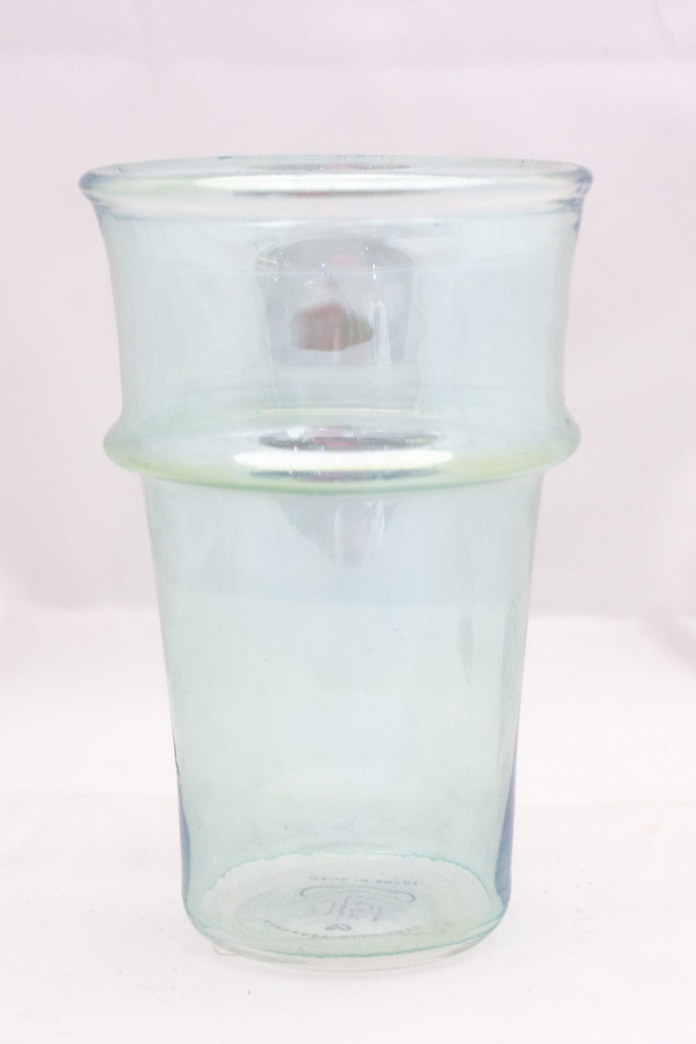 Ribbon Glass Cup Green