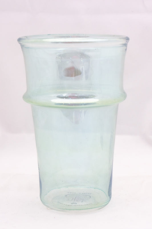 Ribbon Glass Cup Green