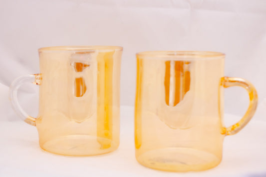 Yellow Glass Mug