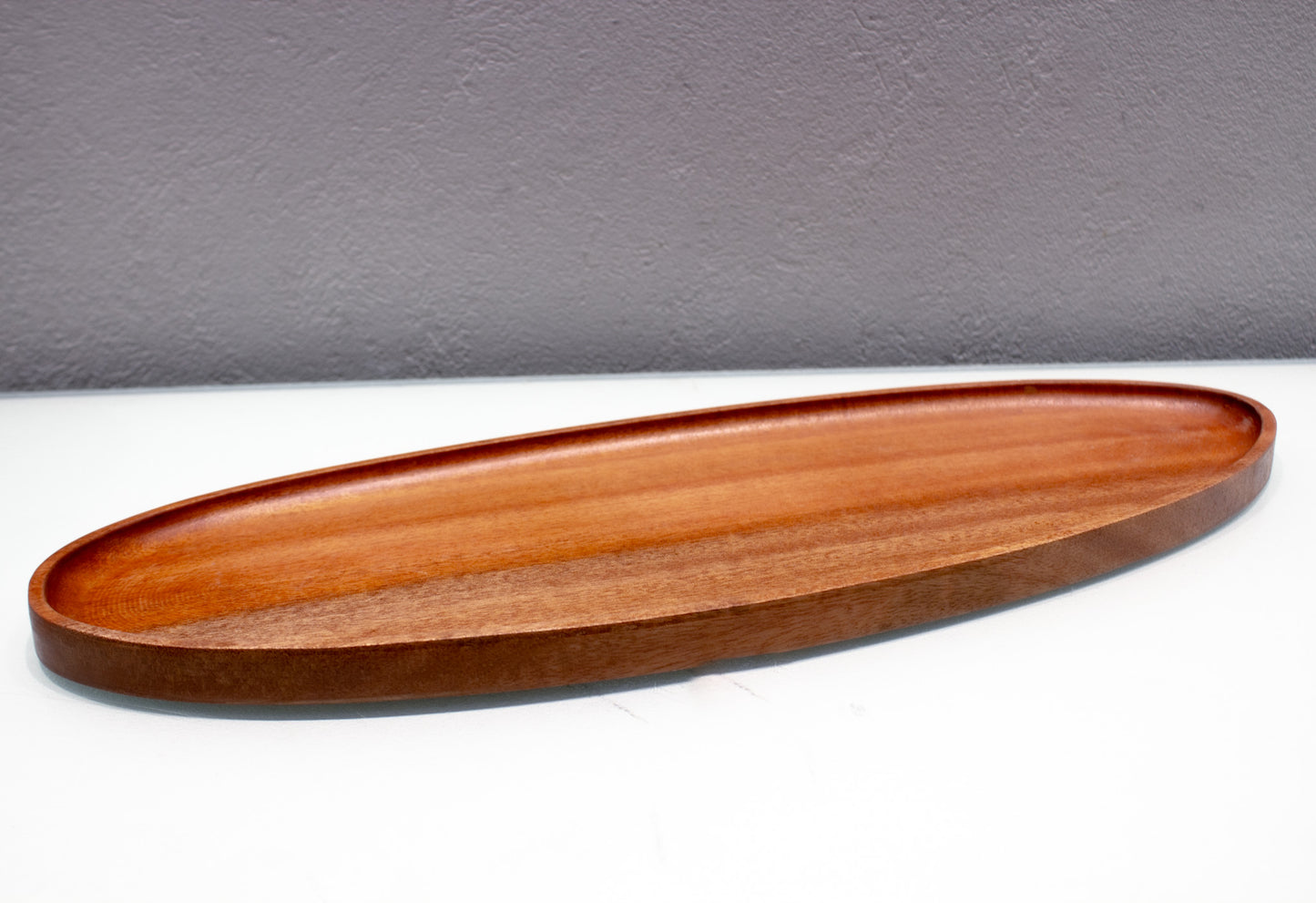 Oval Wood Tray L