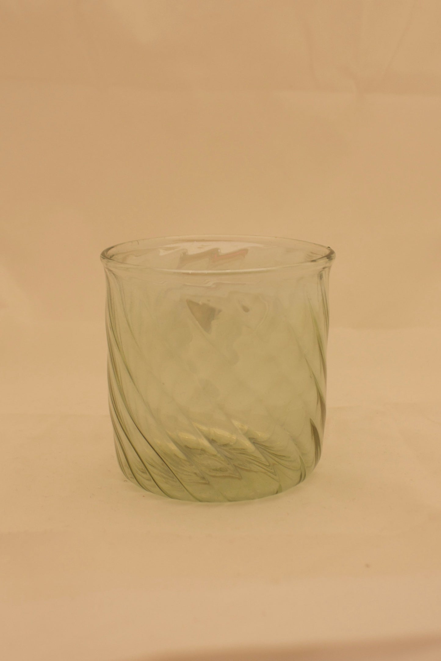 Wave Glass Cup Green