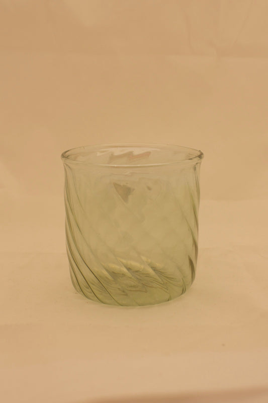 Wave Glass Cup Green