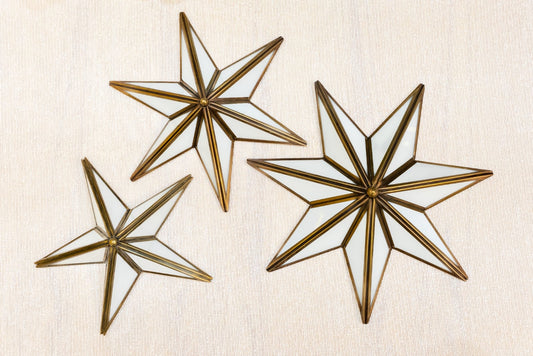 Copper-Glass Star Set