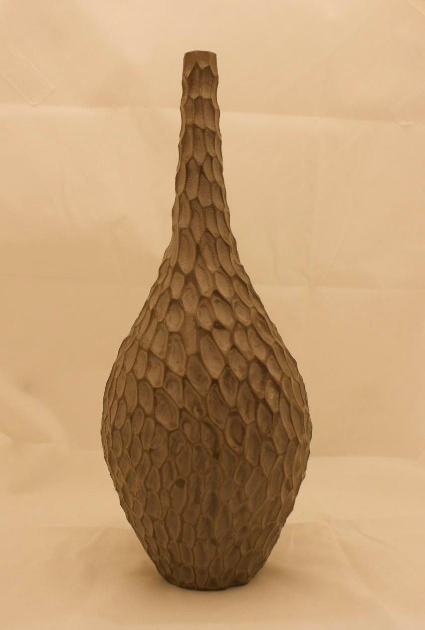 Brown Pottery Vase