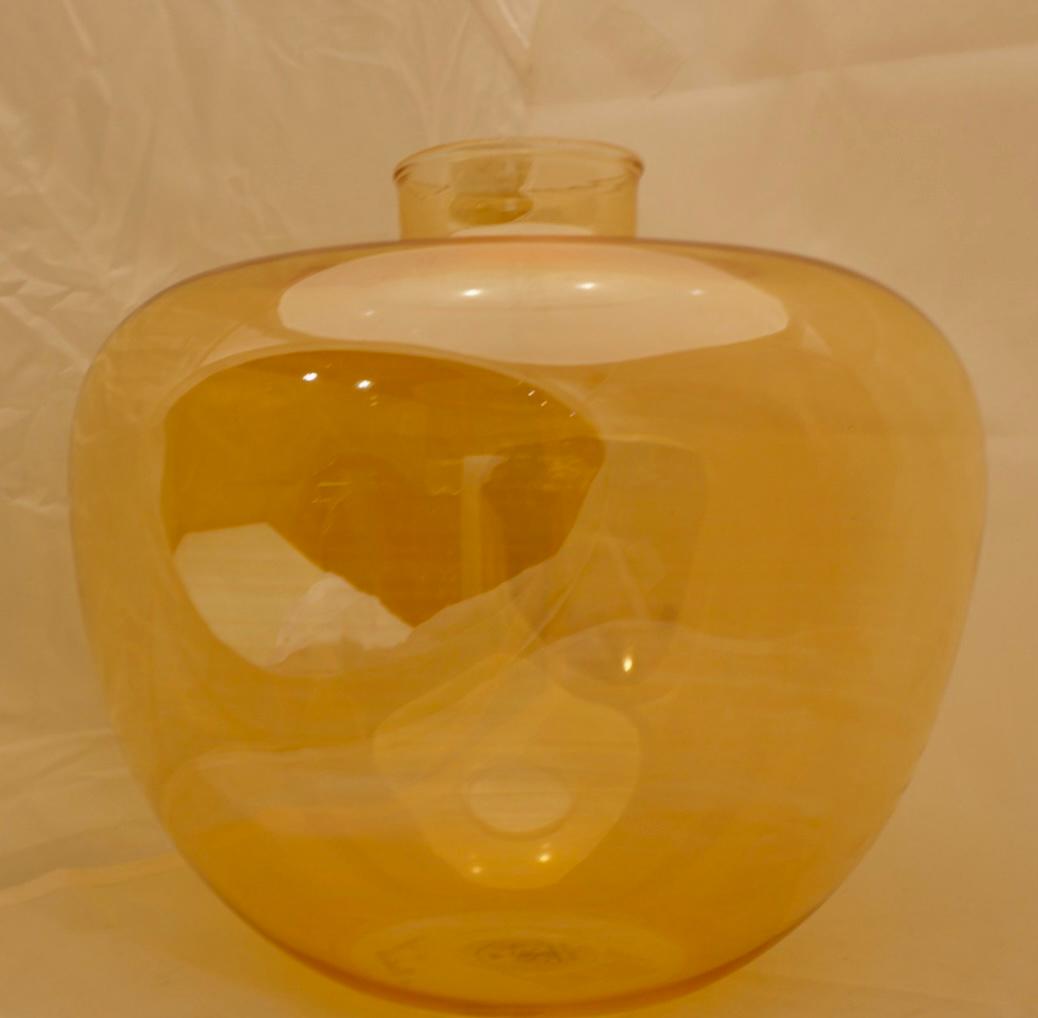 Yellow Pyrex Vase