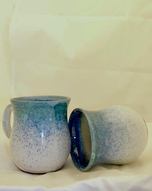 Sky Blue Pottery Mug