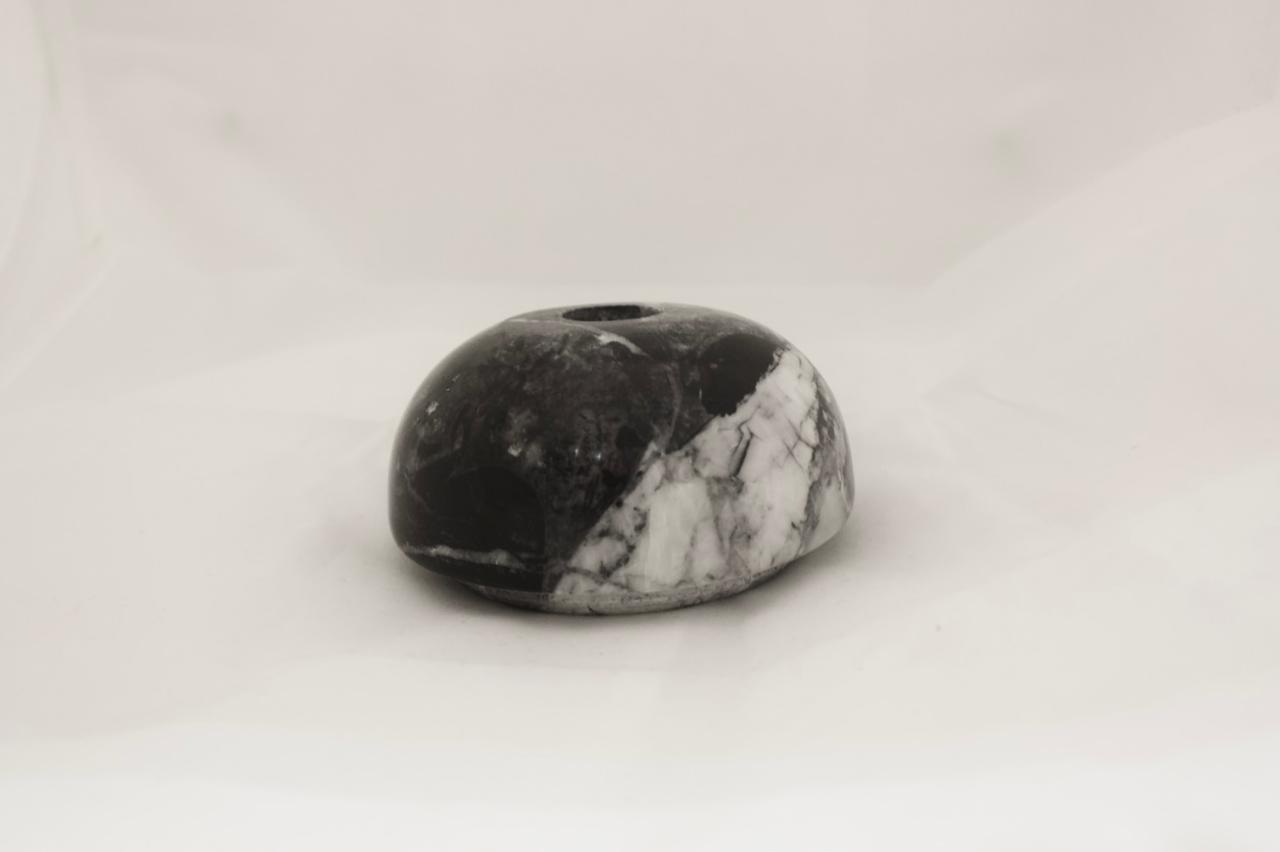 Black Marble Candle holder