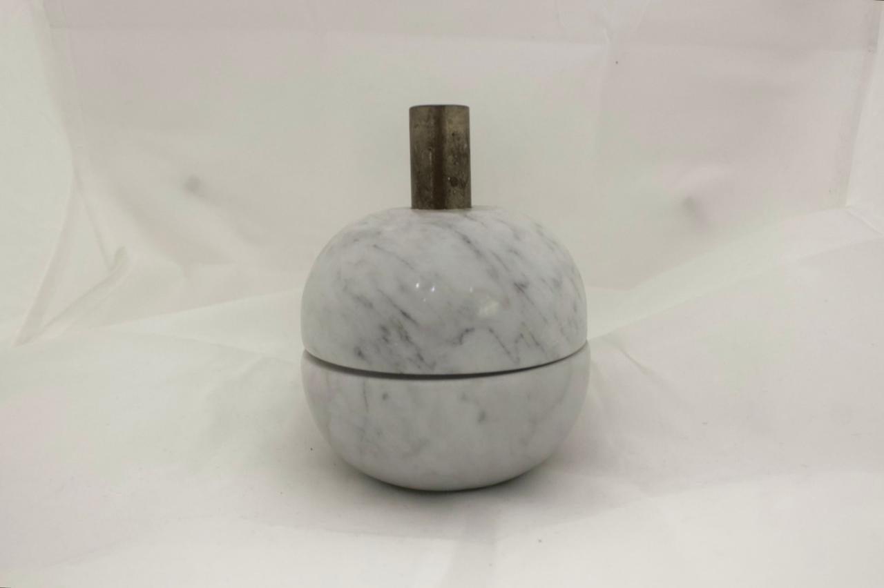 Candle Holder White Marble